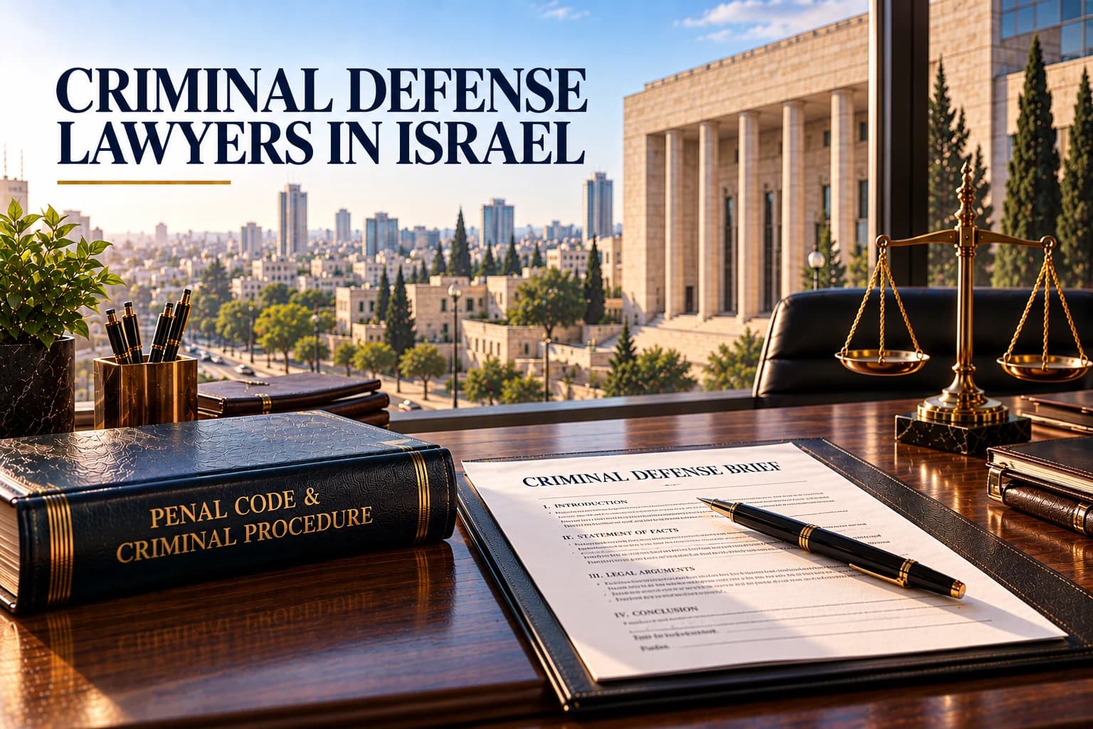 Criminal defense lawyers in Israel providing immediate legal counsel