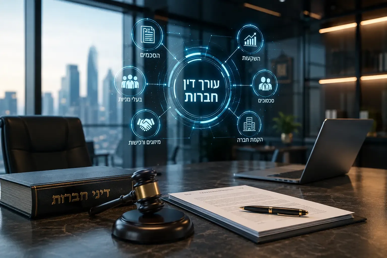 עורך דין חברות מעניק ייעוץ וליווי משפטי לחברות ולבעלי מניות