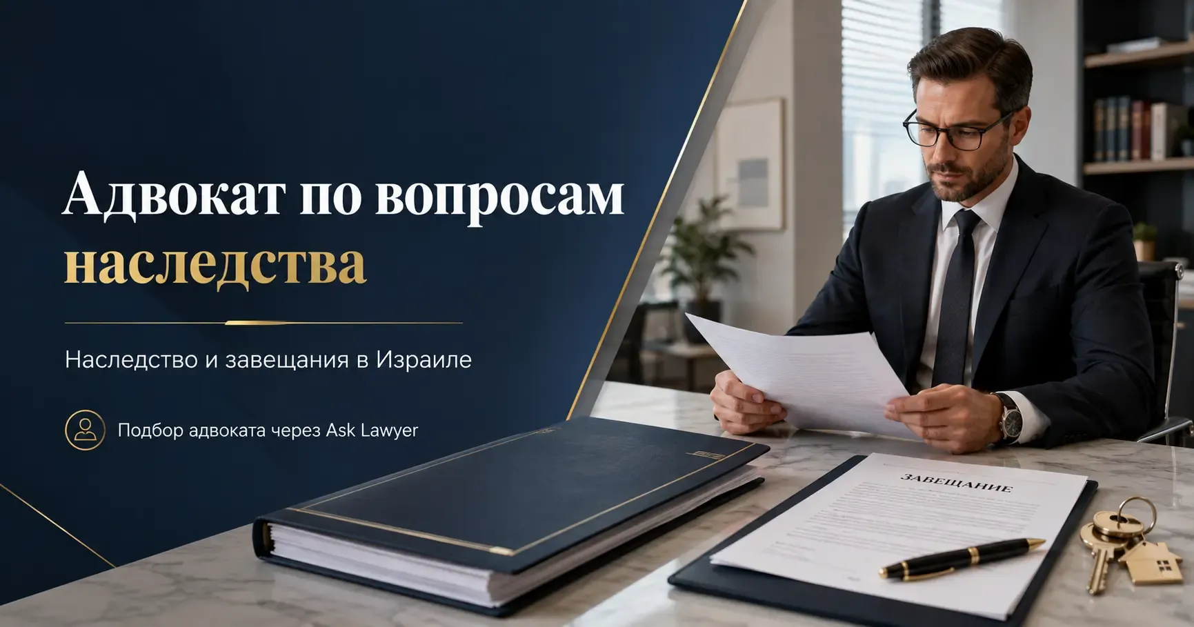 Адвокат по вопросам наследства в Израиле - наследство и завещания